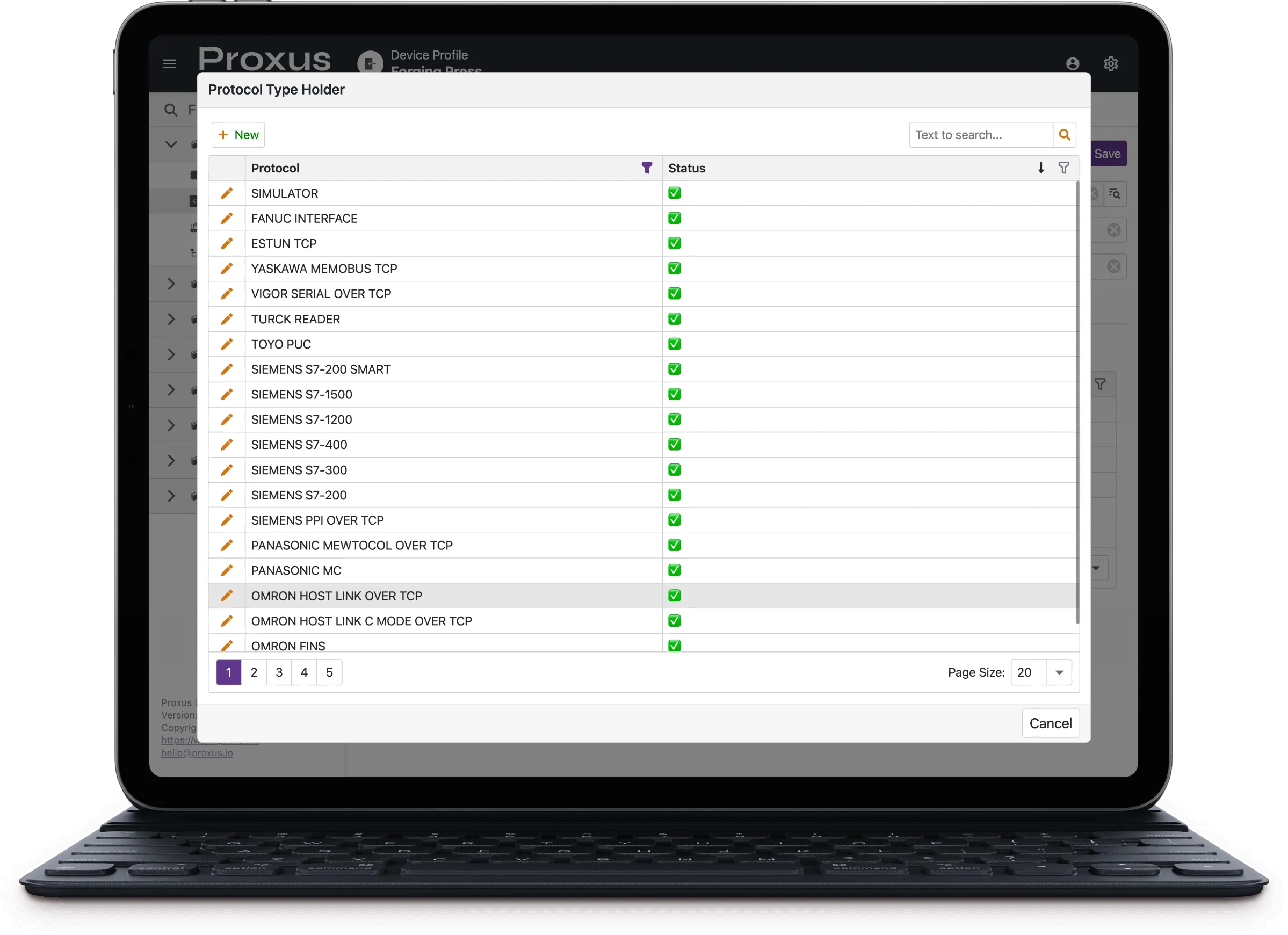 Proxus Device Connectivity Explorer - Managing industrial protocols and devices