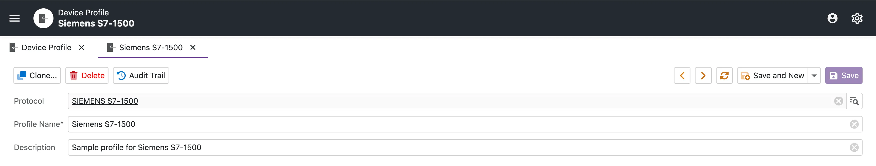 Device Profile Identity