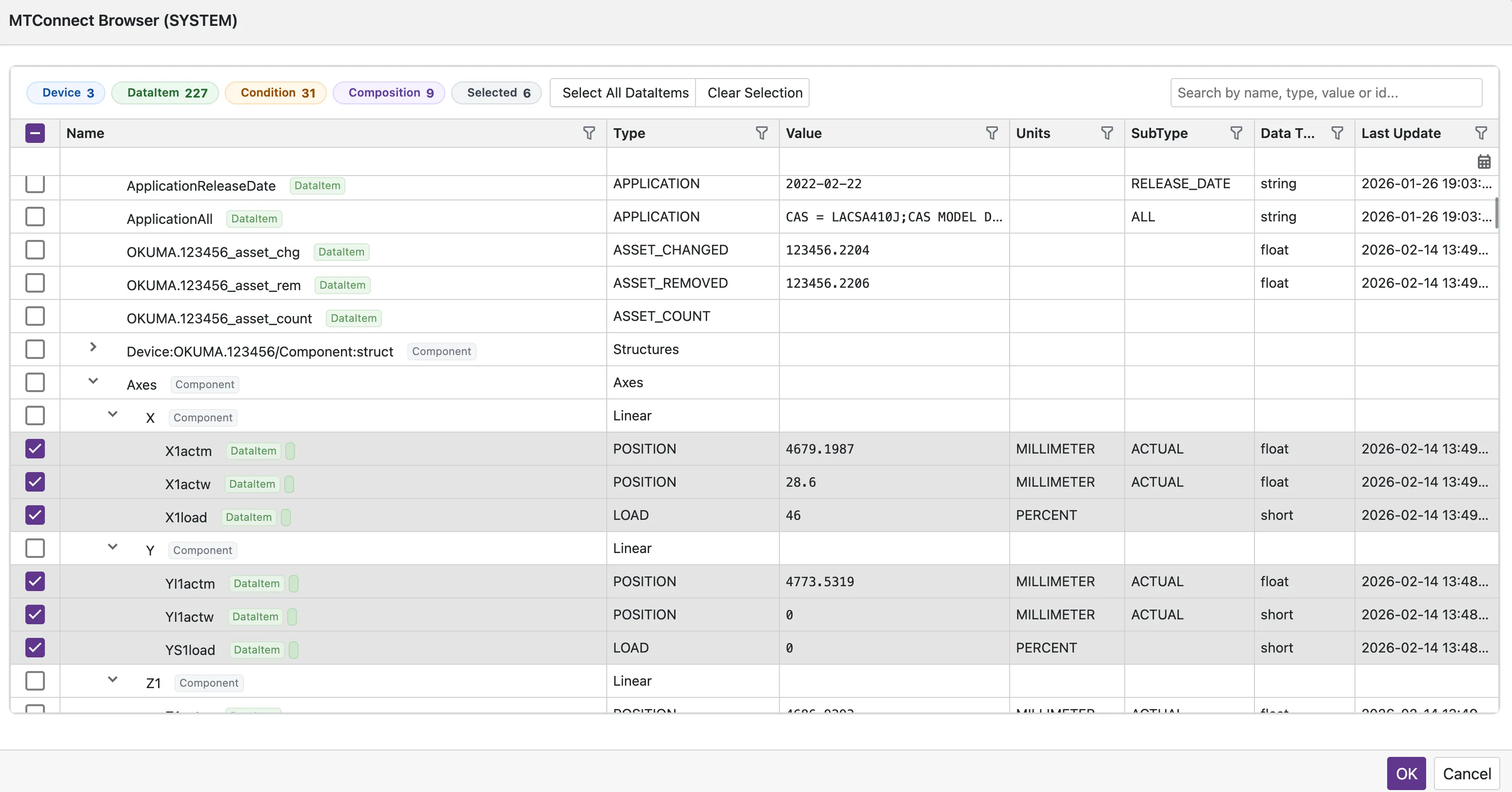 MTConnect Browser