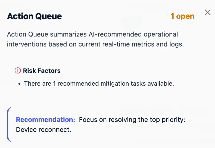 Action Queue Insight Modal