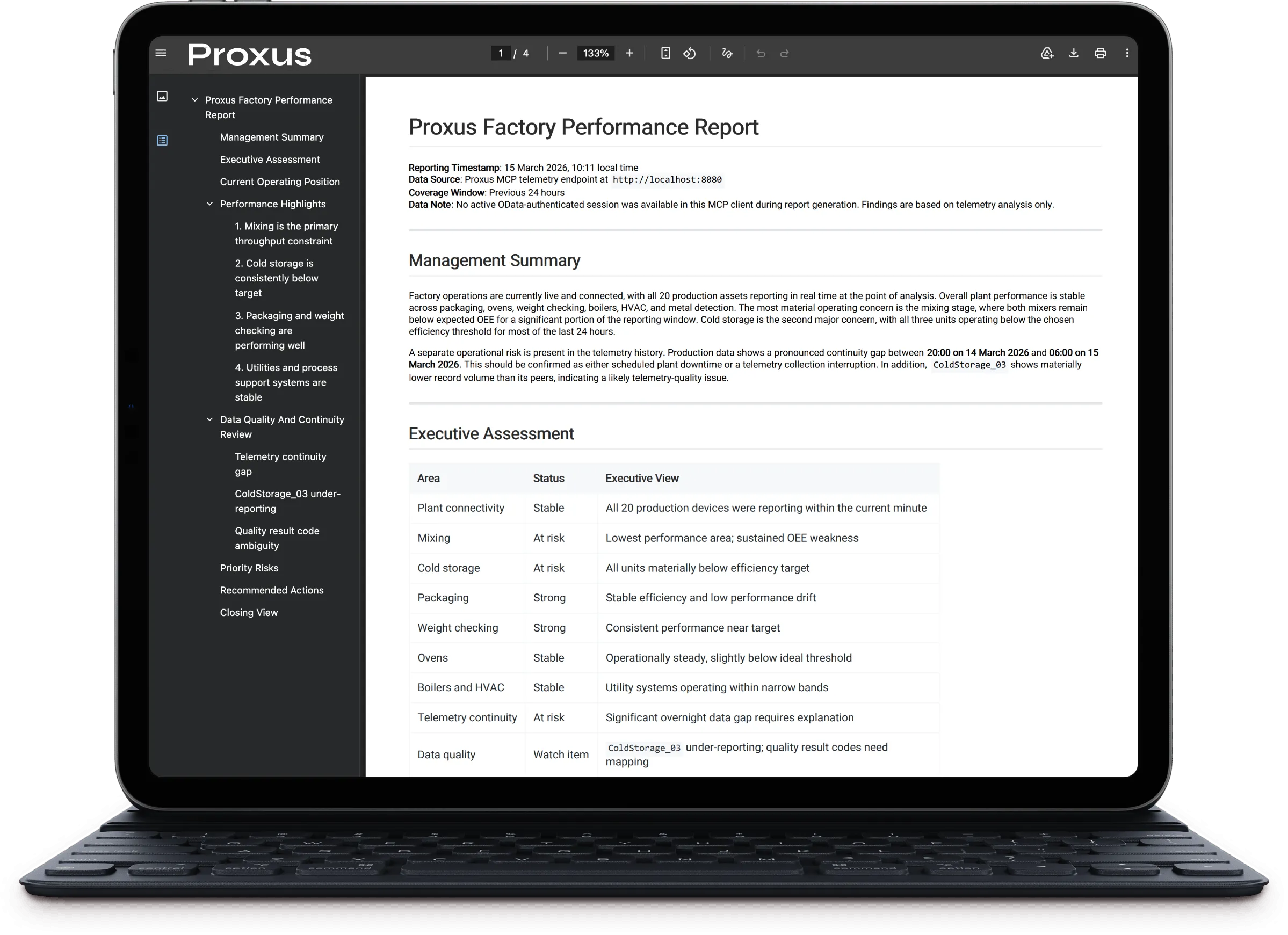 Proxus MCP workflow preview