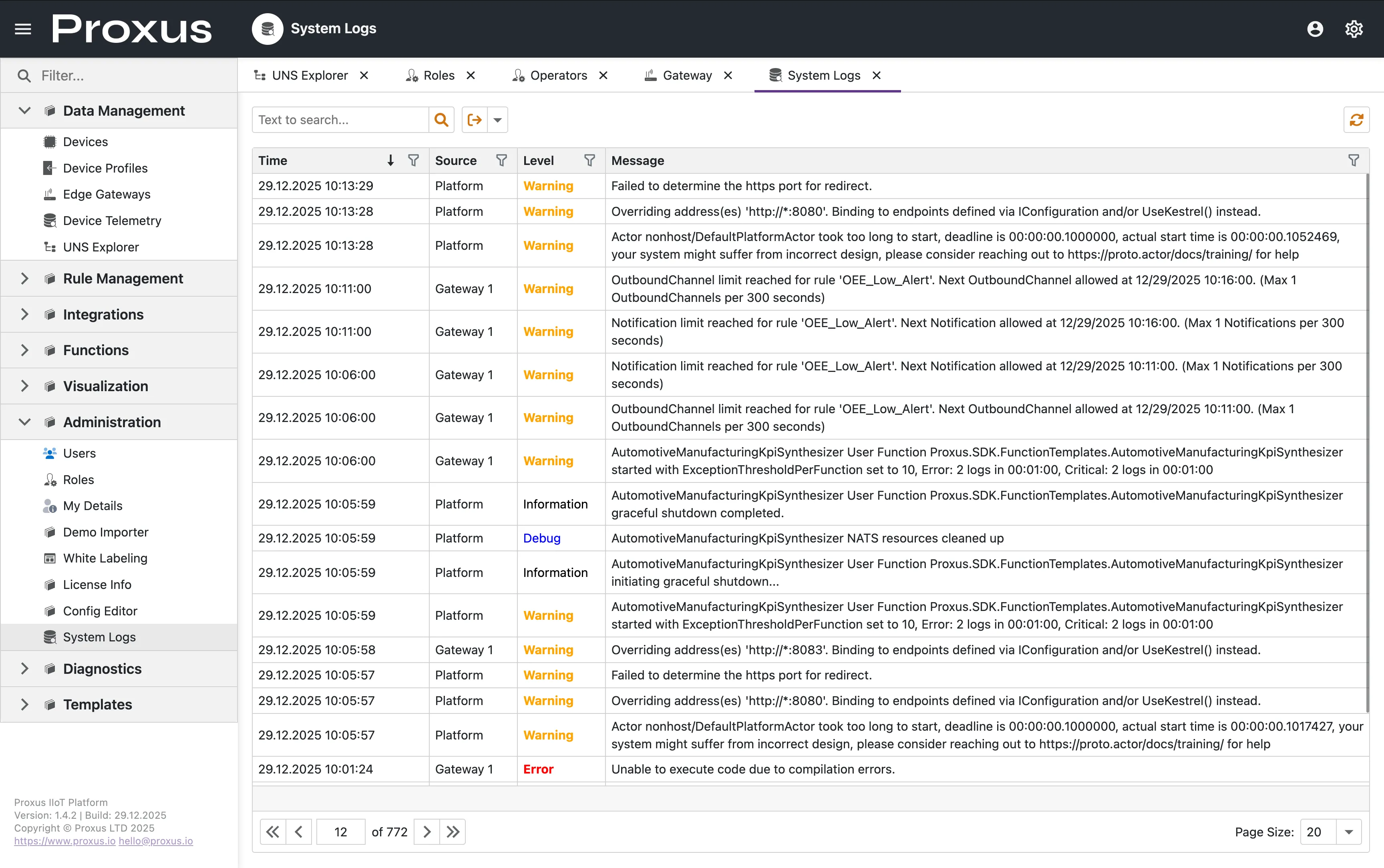 System Logs Migration to ClickHouse